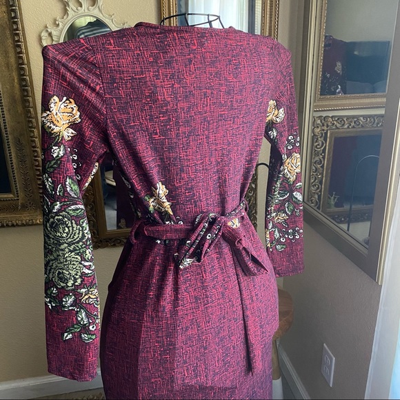 Floral Maxi Long Sleeve Dress - Picture 7 of 7